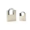 New Arrival good quality square type nickel plated wrapped beam iron square circle padlocks