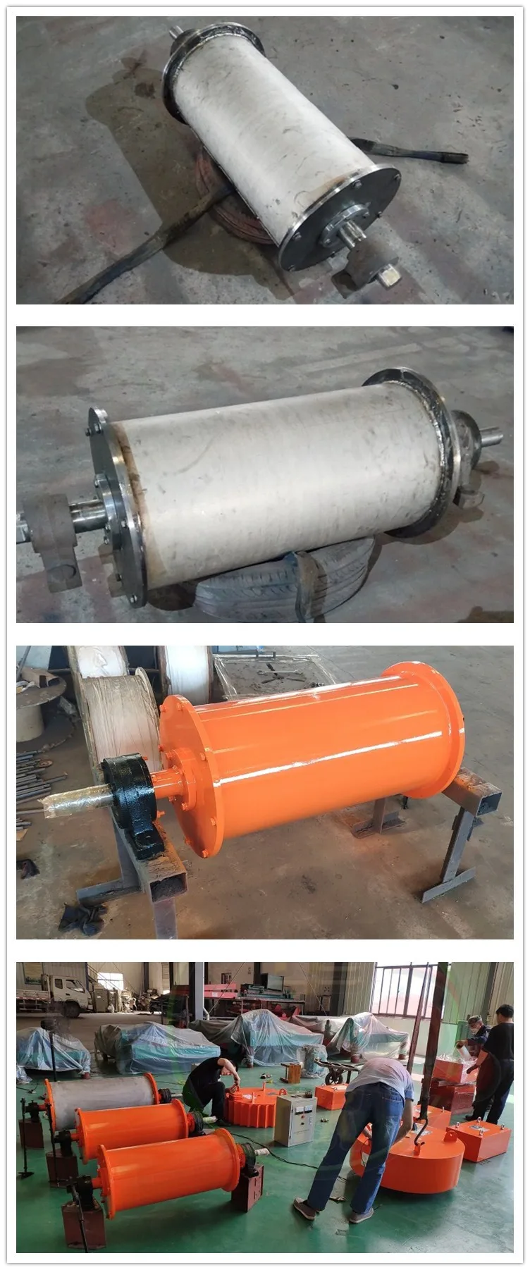 lead mining magnetic drum separator for extraction and concentration