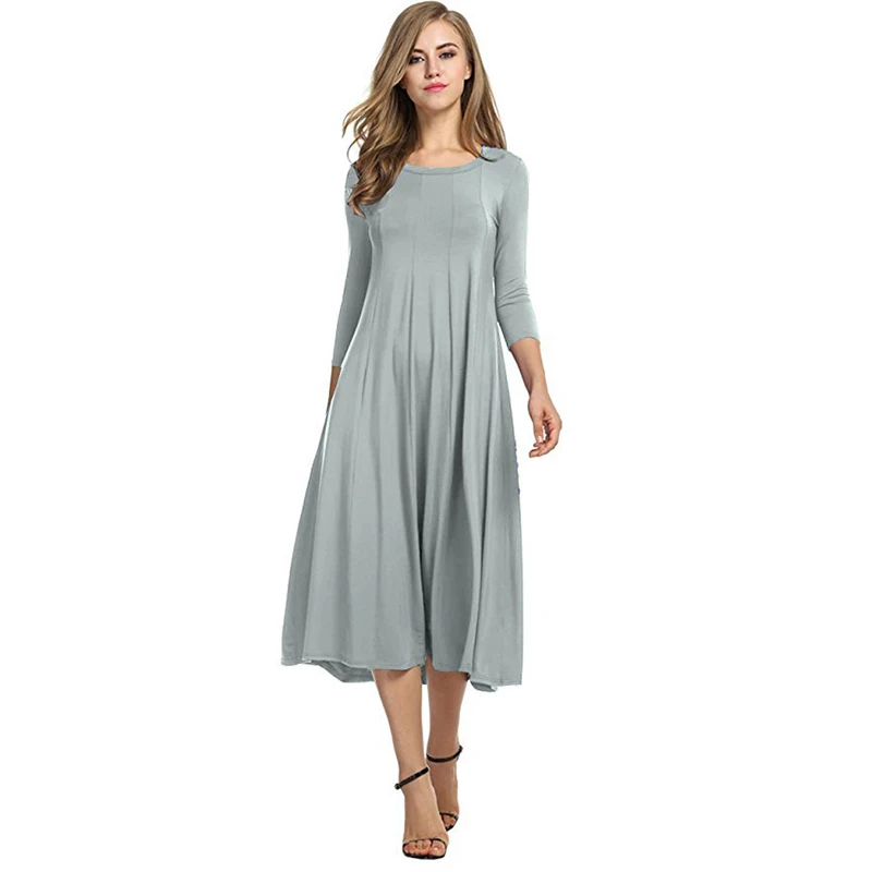 Vestidos Largos Drapeados Informales De Verano Para Mujer,Alta  Calidad,Venta Al Por Mayor,Vintage - Buy Vestidos De Verano,Vestido Casual, Vestido De Mujer Product on Alibaba.com