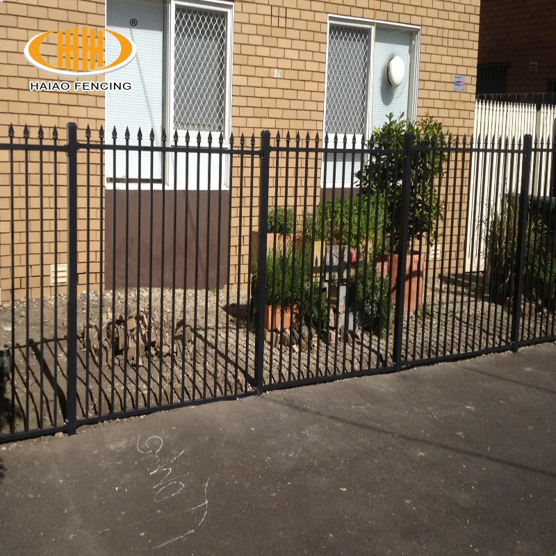 New Type Polyester Painting Wrought Iron Garden Border Fence Edging Decorative