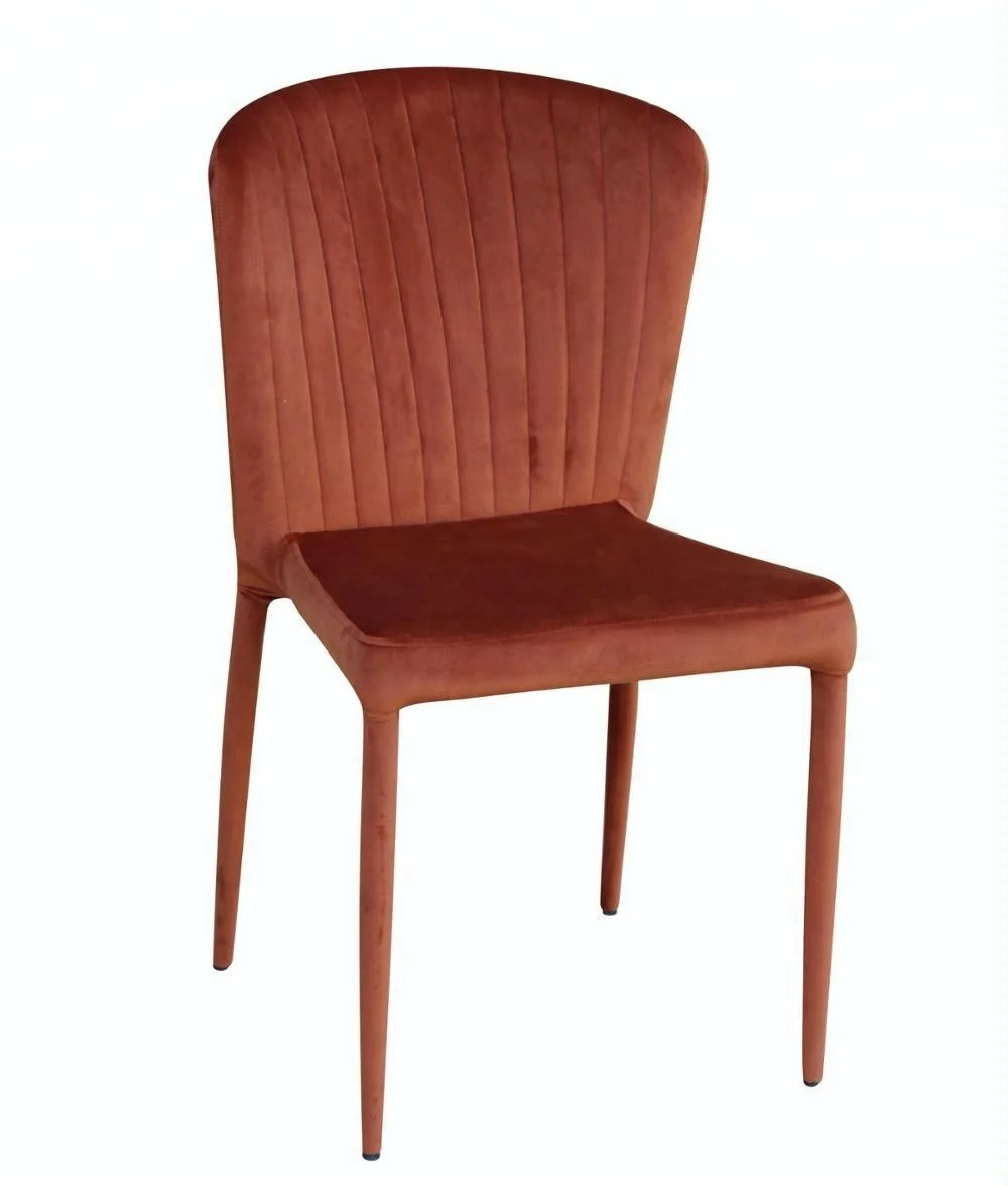 Modern French Style Velvet OEM Color dining chair