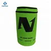 High density heavy duty large round insulated soft can cooler backpack with cooler compartment