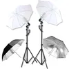 Continuous Bulb 135W 5500K Photography Photo studio Umbrella light Stand Studio Lighting umbrella Kit foldable softbox