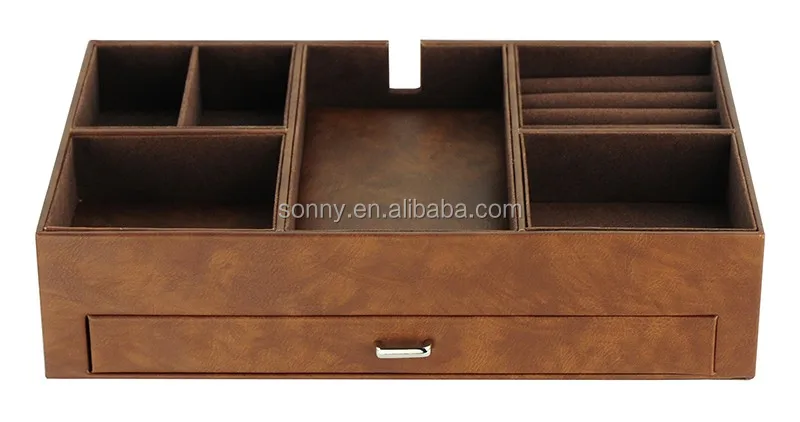 Large Catchall Valet Tray For Men And Women Nightstand And Dresser