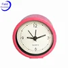 Mini Fashion Round Plastic Desktop Clock