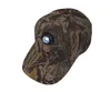 Forest camo baseball cap with LED bulb on front panel