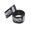 Aglaia music star undertaker debossed color filled silicone wristband