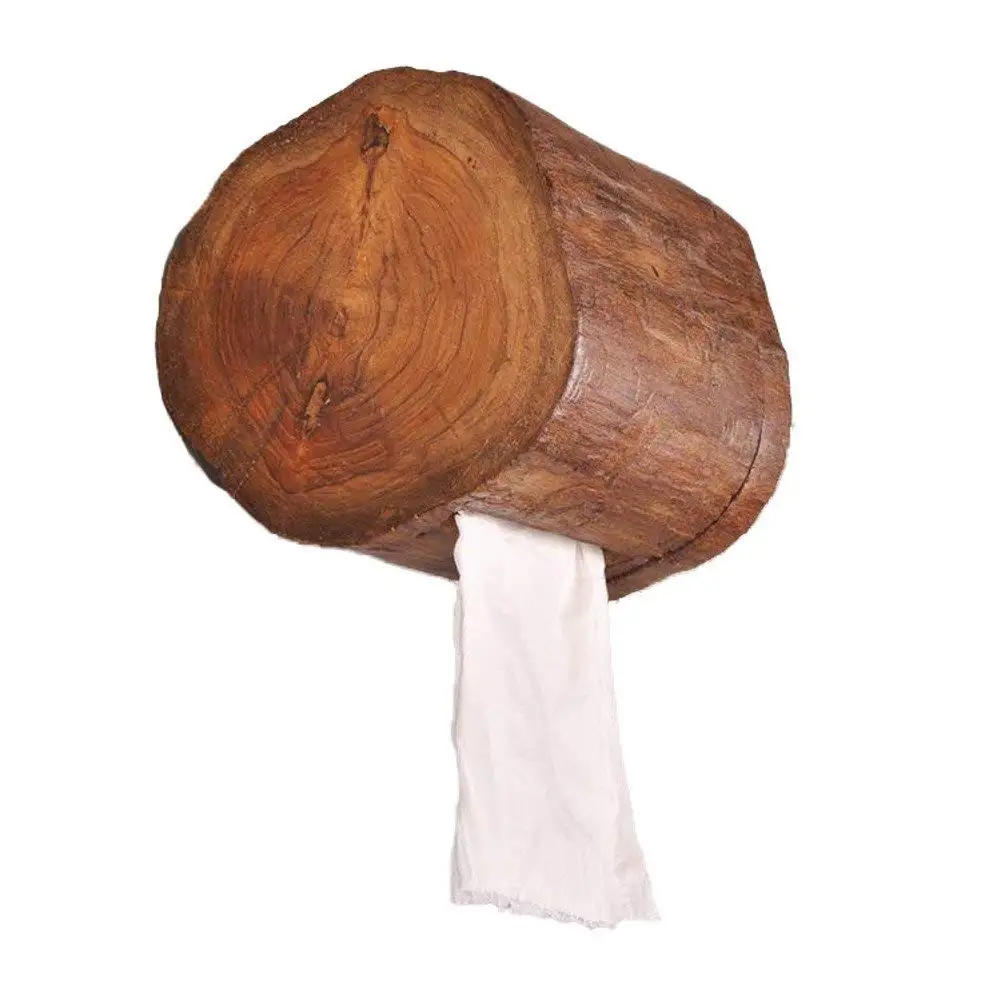 Le fu yan Solid wood toilet paper storage box family hotel bathroom toilet paper storage box