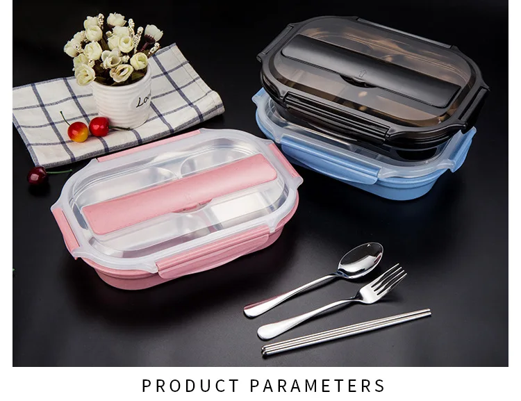 Stainless Steel Bento Box for Adult, Portable Insulated Food