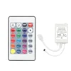 24 Key 2.4g rf rgb led controller manual 12-24v rgb led strip controller