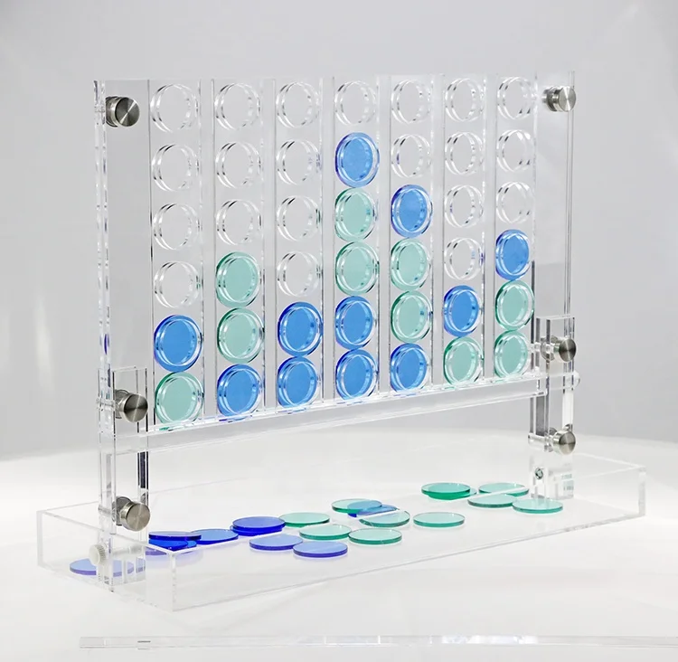 Clear Acrylic Four In A Row Gift Set 2.jpg