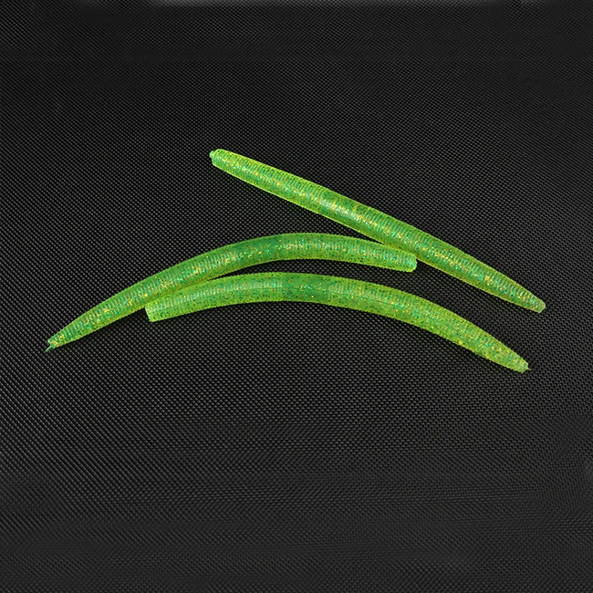 Yamamoto 9-10-954 Senko Worm 5" 10 Per Pack Purple With Emerald - Foto 5