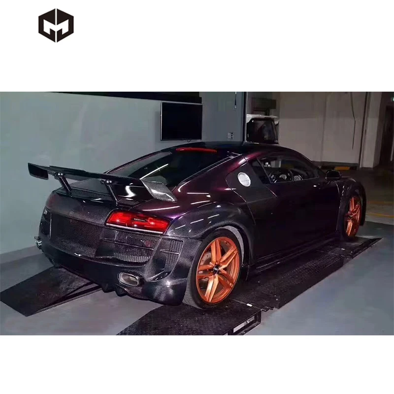 Carbon Fiber Bonnet Hood Fiberglass Bumpers Spoilers Wheel Arch Side ...