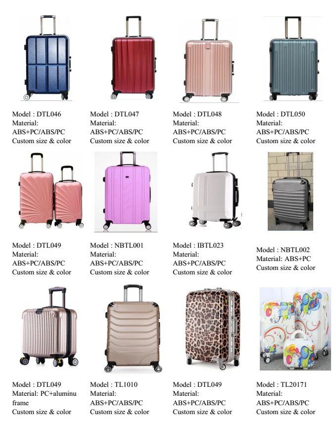 Popular Design Pc Luggage Bag Travel Hard Shell Cabin Luggage Buy