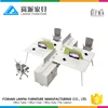 luxury office computer desk partition table with cabinet for 1 people commercial furniture