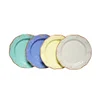 Unbreakable eco friendly homeware flower shape dinner plate cheap round dinner plate wholesale salad melamine plates plastic