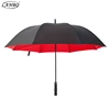 advertising bright purple simple golf umbrella with logo