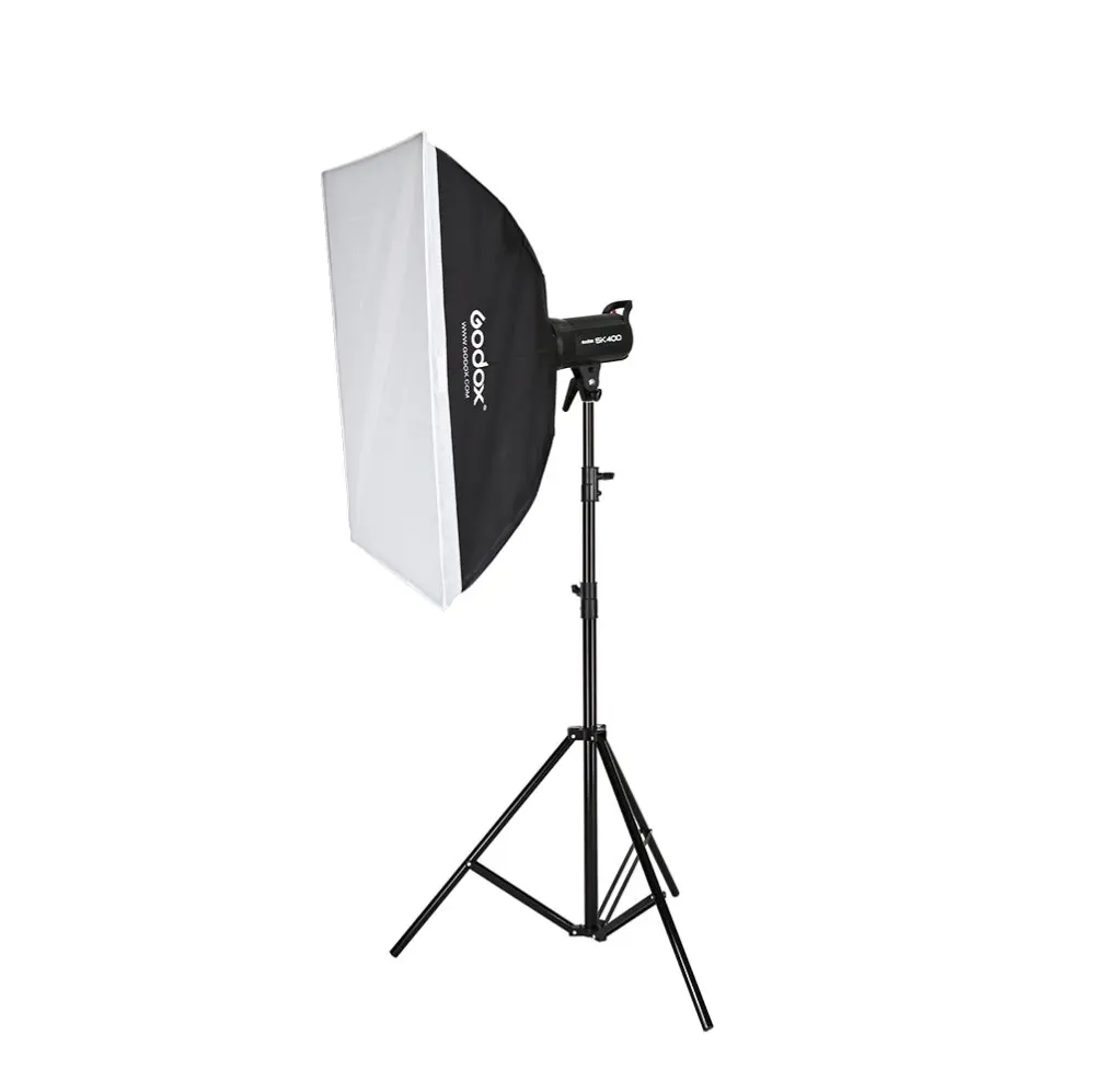 Godox 3X SK400W 1200W Studio Strobe Flash Light with Softbox Light Stand Trigger Photography Kit