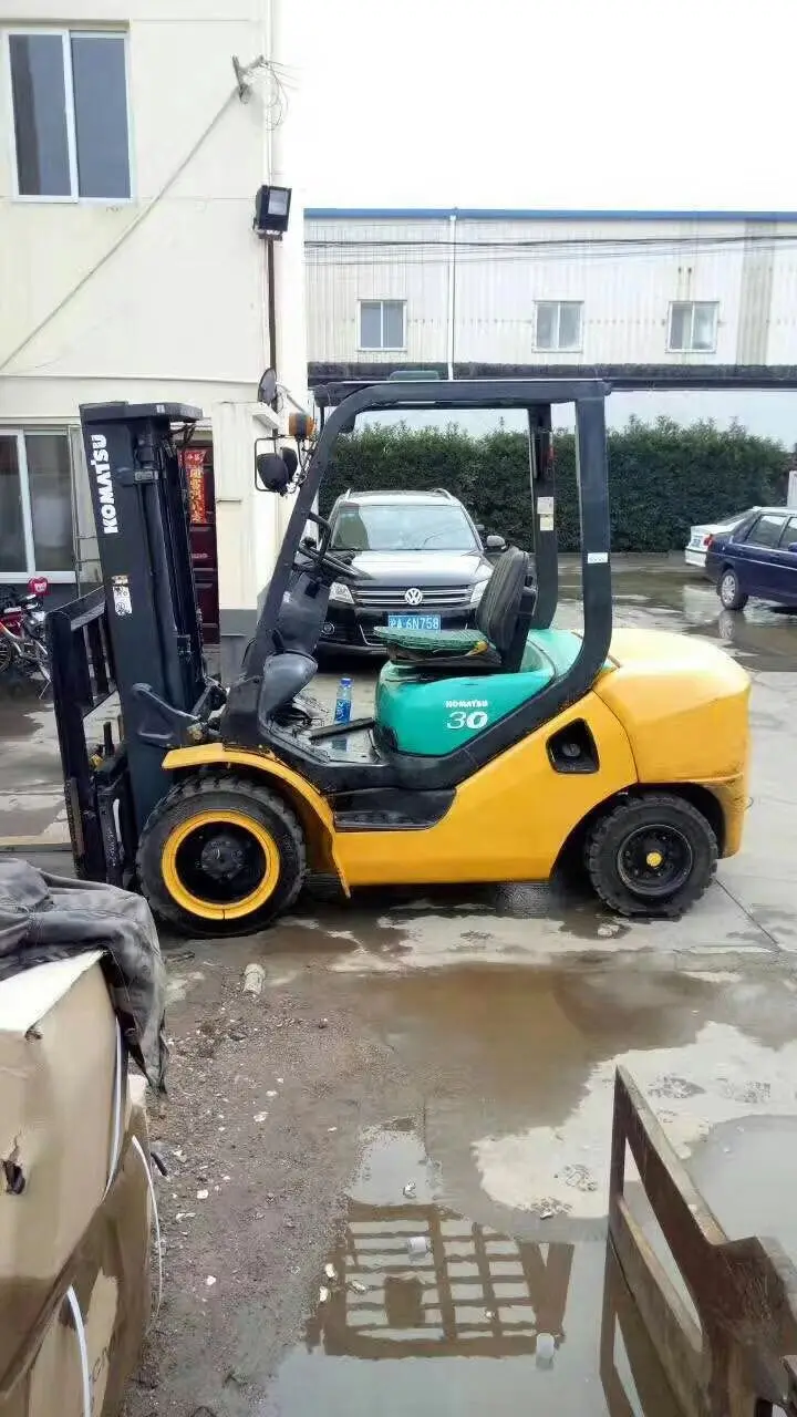 3ชั่วโมงทำงานใช้ Komatsu 30 Forklift/3ตันรถ Buy Used Tcm 3 Ton Fd30