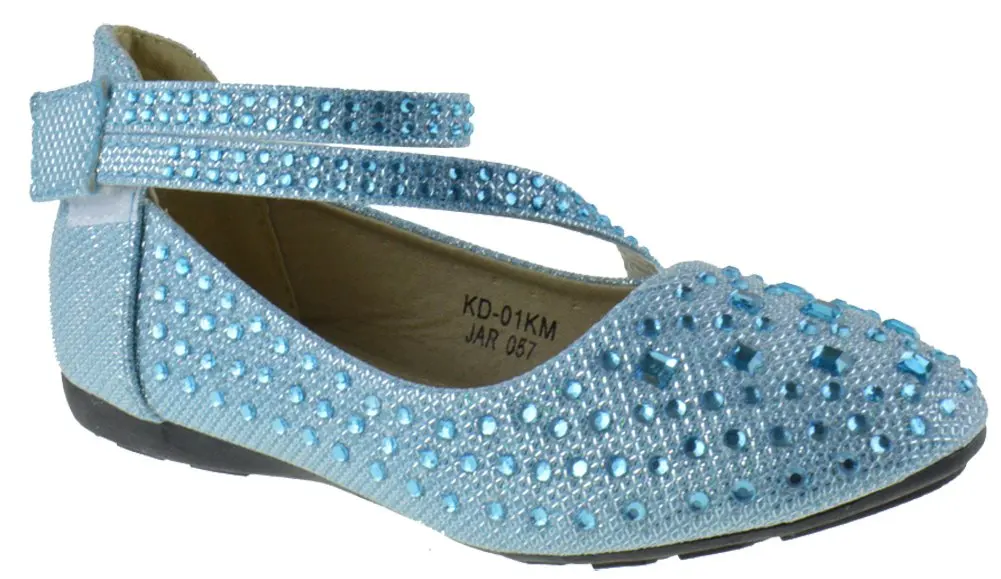 rhinestone silver flats