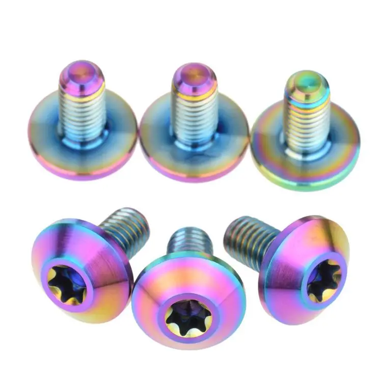 M3 M4 M5 M6 M8 M10 GR2 GR5 torx head Titanium screws for bicycle
