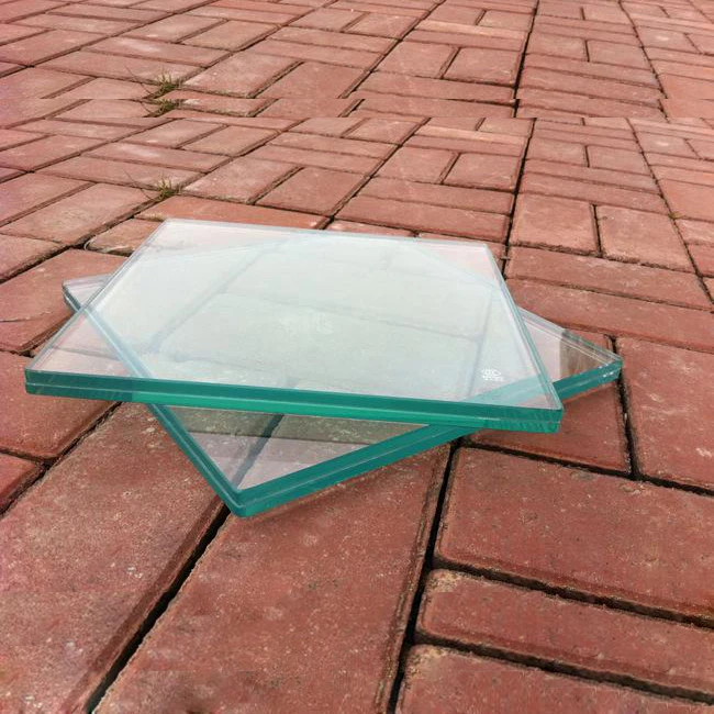 Tempered 1 inch thick laminated glass with high safety