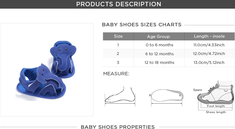 Elefanten Shoes Size Chart