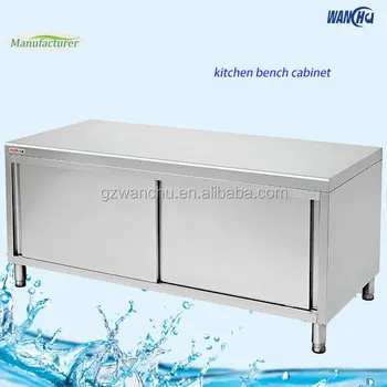 Stainless Steel Commercial Kitchen Bench Cabinet Factory Heavy Duty Stainless Steel Commercial Kitchen Bench Cabinet Factory Heavy Duty Island Base With Sliding
