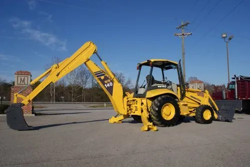 backhoe komatsu
