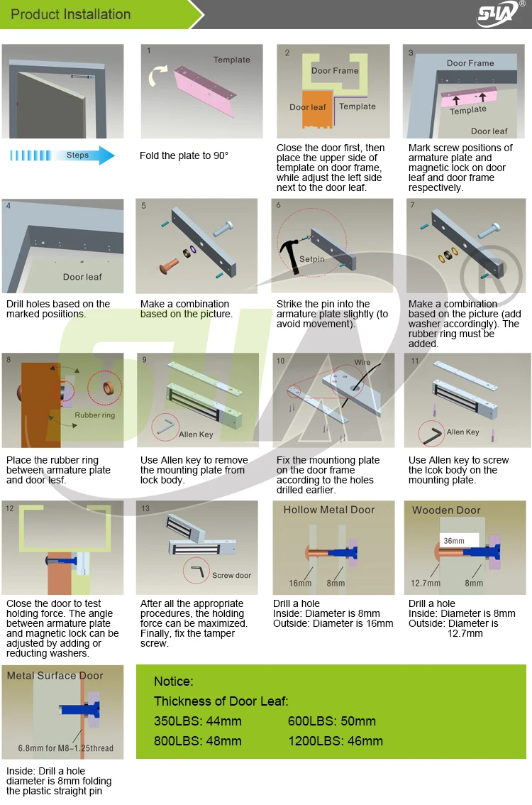 Magnetic Lock Installation