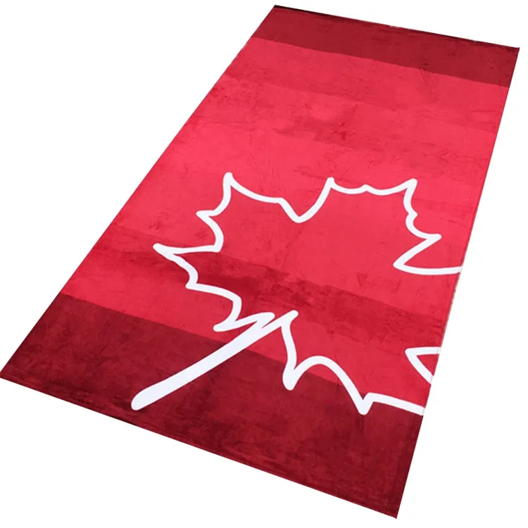 Custom Rectangular Reactive Printed Cotton Dollar Money Beach Towel