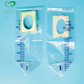 urine pediatric bag disposable factory plastic baby larger