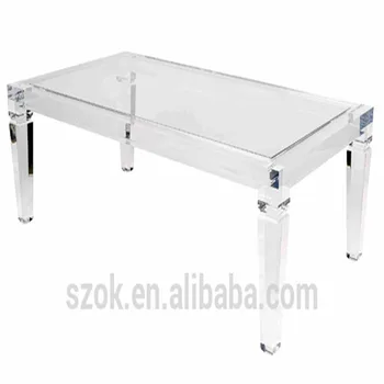 Modern Design Customized Clear Square Acrylic Coffee Table Legs Modern Design Customized Clear Square Acrylic Coffee Table Legs