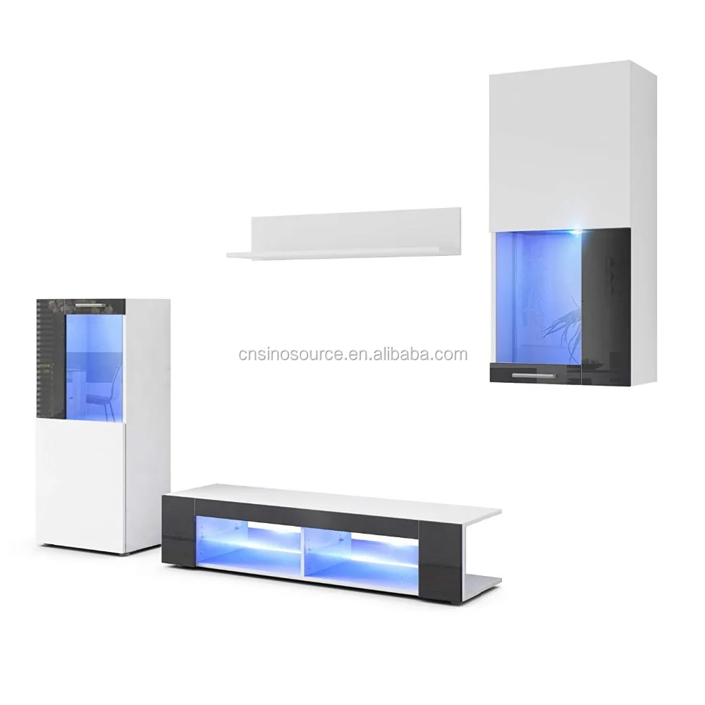 European Modern Style Wooden Wall Mounted Used Tv Stand Cabinet
