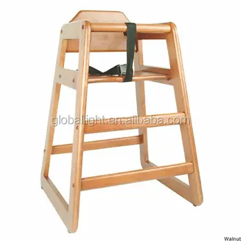 folding wooden highchair
