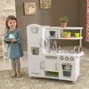 Children Vintage Kitchen Play set Sleek Kids Fun Pretend Play Easy Clean