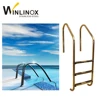 2/3/4 steps stainless steel swimming pool ladder with handrail
