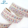 shoes elastic rhinestone trim with hot fix stud