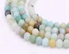 8mm natural loose bracelet jewelry Amazonite beads round gemstone wholesale