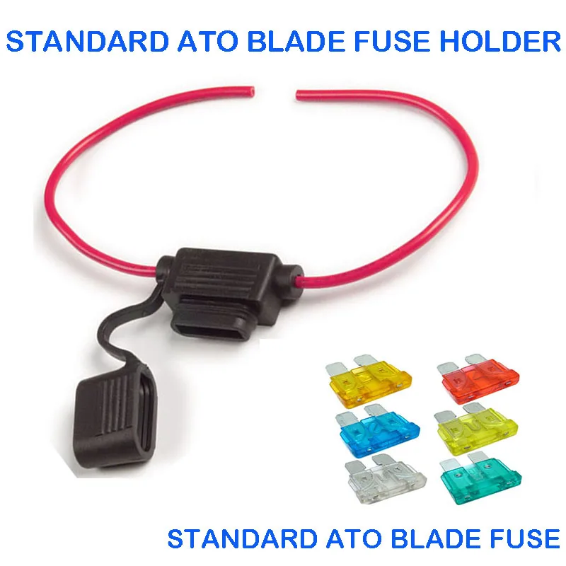 Waterproof Automotive Inline Standard Ato Blade Fuse Holder With