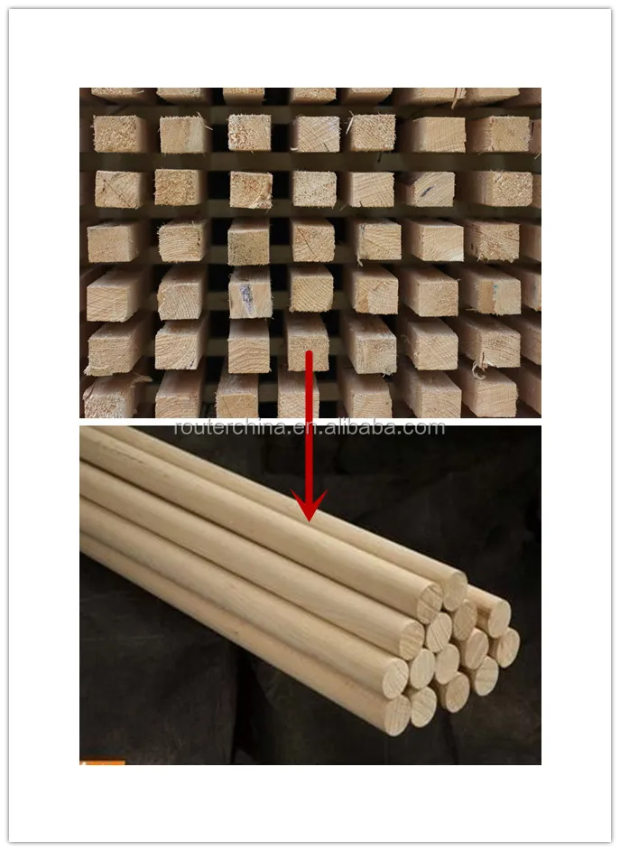 March Expo 2021 Price discount wooden broom handles making machine round wood rod machine