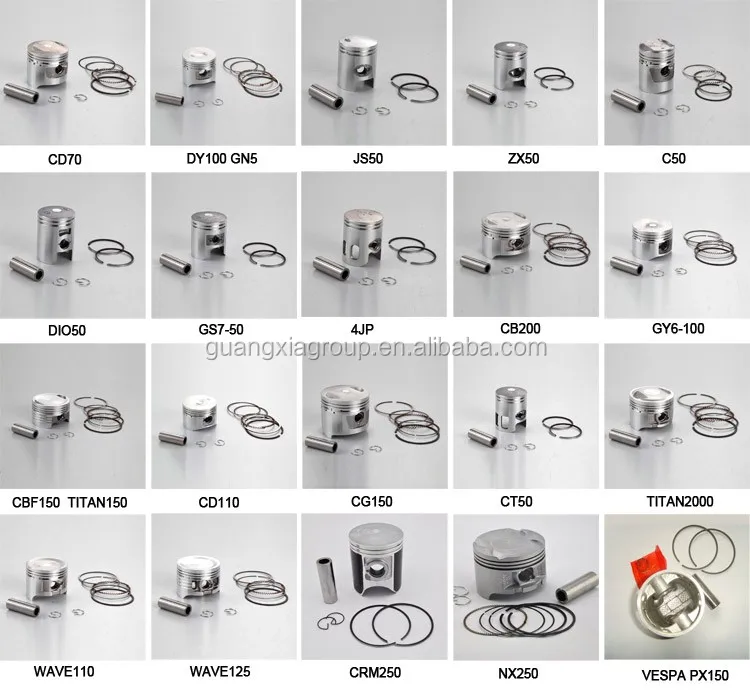 Motorcycle Pistons & Performance Parts Piston Kits Dy100 Gn5