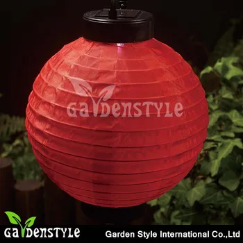 Silicon Solar Panel Red Traditional Chinese Paper Lantern Led Silicon Solar Panel Red Traditional Chinese Paper Lantern Led Hanging Light