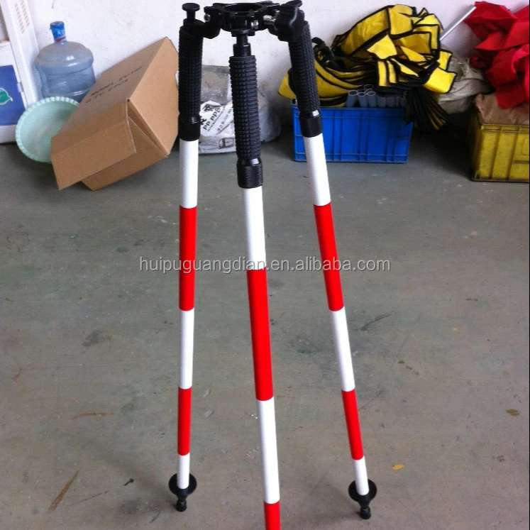 professional survey prism pole tripod aluminum