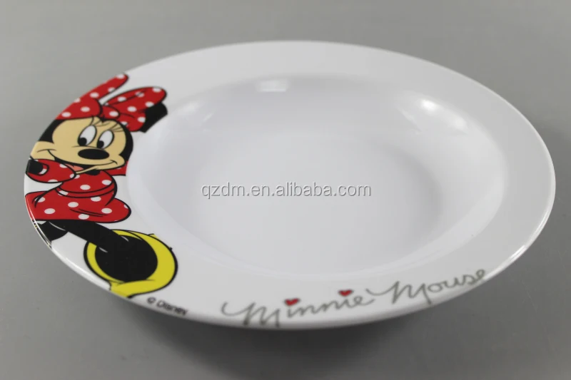 Factory supply good quality melamine deep dish 9inch