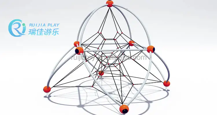 Rope Climbing Structure Net Playground Equipment