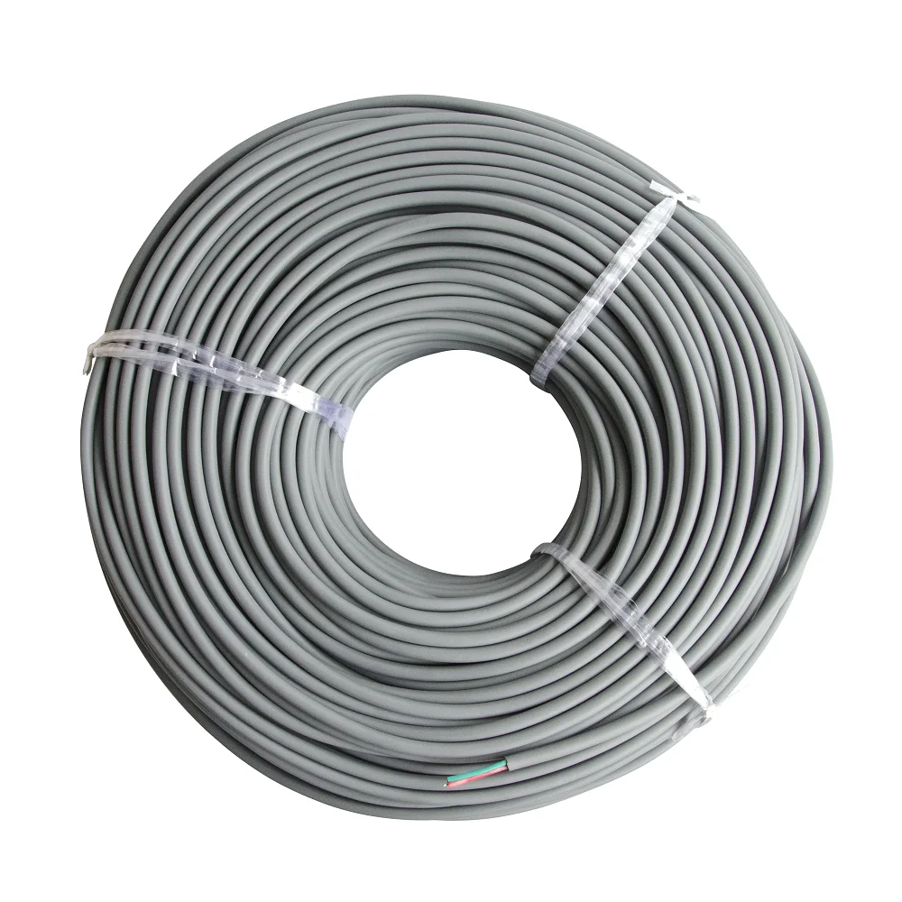 18awg 灰 pvc 绝缘软铜导体两芯屏蔽电线