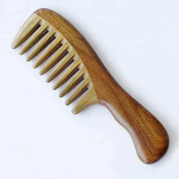 Hot Sale Wide Tooth Wooden Hair Comb Massage Head Buy Bulk