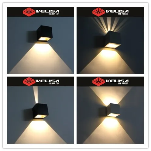 SOKHNA Modern LED Aluminum Waterproof Wall Lamp,Outdoor Wall Light,6W 3000K Warm White,IP65 Waterproof Outdoor Up/Down Light,IP65 Exterior Light Fixtures SOKHNA Modern LED Aluminum Waterproof Wall Lamp,Outdoor Wall Light,6W 3000K Warm White,IP65 Waterproof Outdoor Up/Down Light,IP65 Exterior Light Fixtures