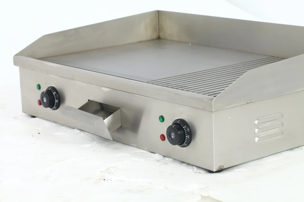 Teg822 Stainless Steel Practical Electric Griddle(1/2 Grooved) Buy